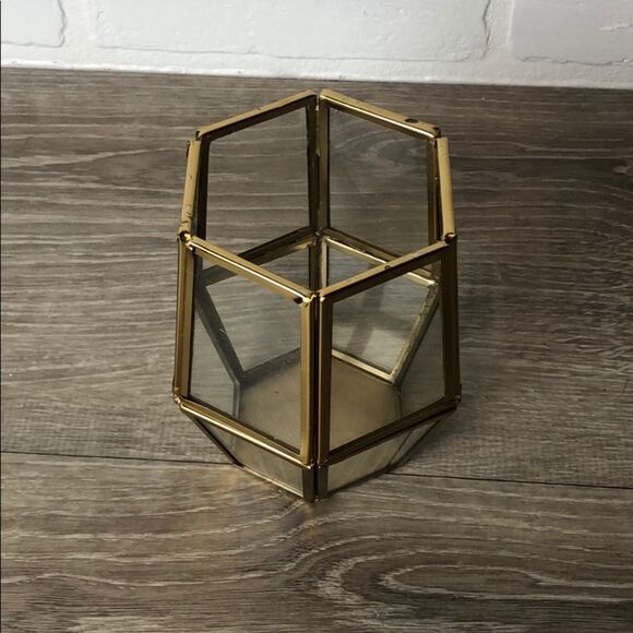 Geometric Glass Terrarium - Picture 2 of 5